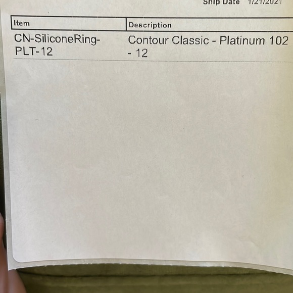 Enso platinum silicone ring - Picture 8 of 10